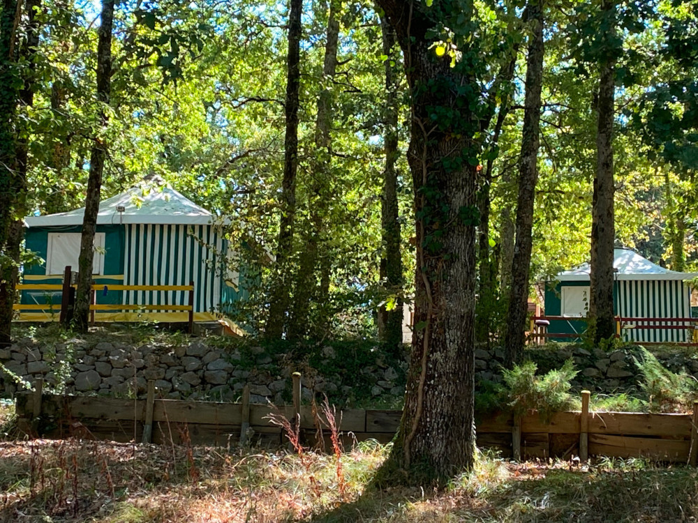 Bungalow en toile, vue extérieure